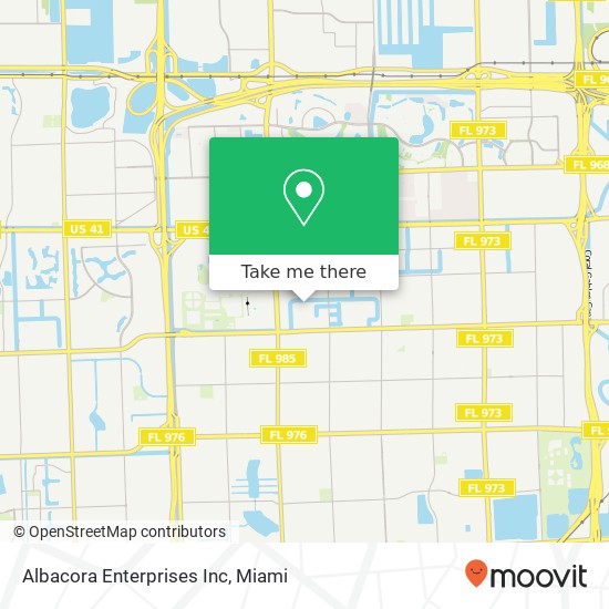 Albacora Enterprises Inc map