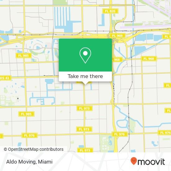 Aldo Moving map