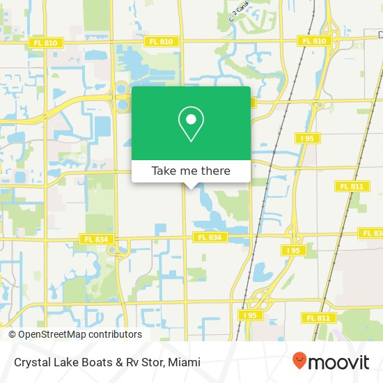 Crystal Lake Boats & Rv Stor map