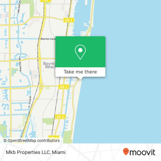 Mapa de Mkb Properties LLC