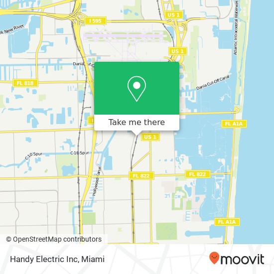 Handy Electric Inc map
