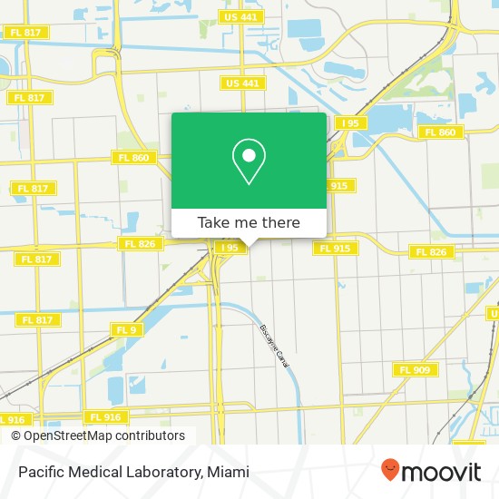 Pacific Medical Laboratory map