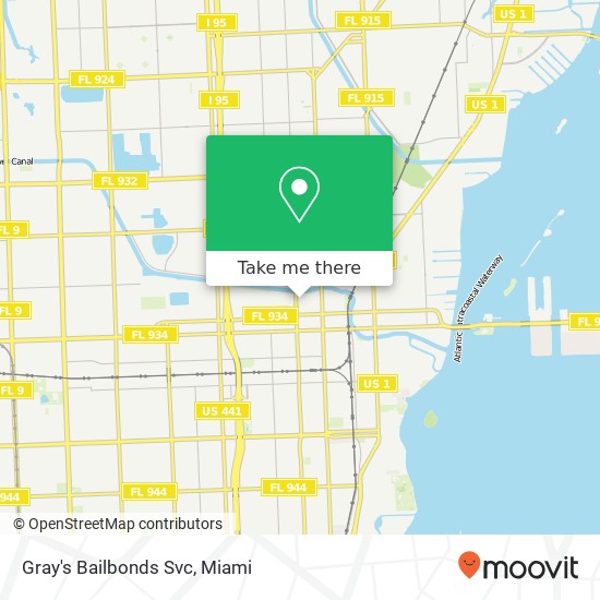 Gray's Bailbonds Svc map