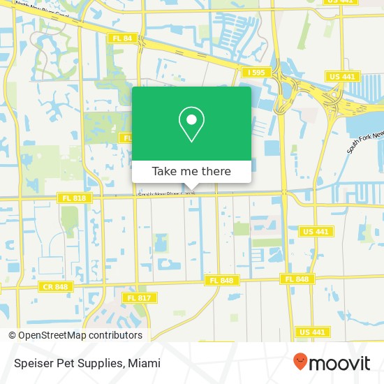 Mapa de Speiser Pet Supplies