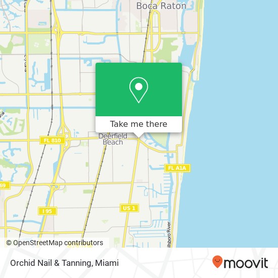 Orchid Nail & Tanning map