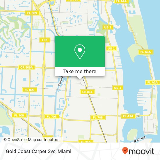Mapa de Gold Coast Carpet Svc
