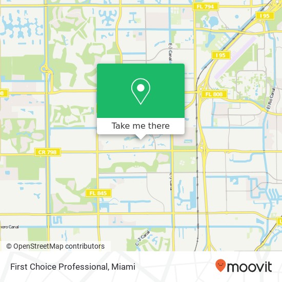 First Choice Professional map