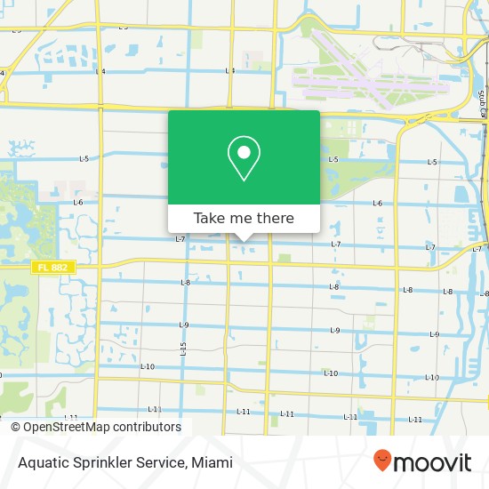 Mapa de Aquatic Sprinkler Service