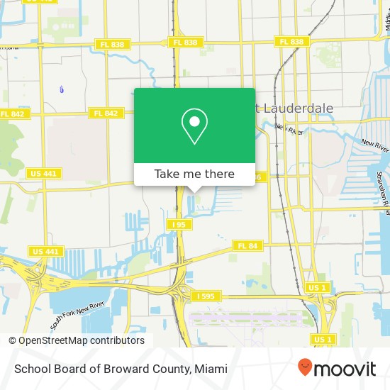 Mapa de School Board of Broward County