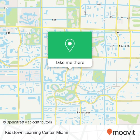 Kidstown Learning Center map