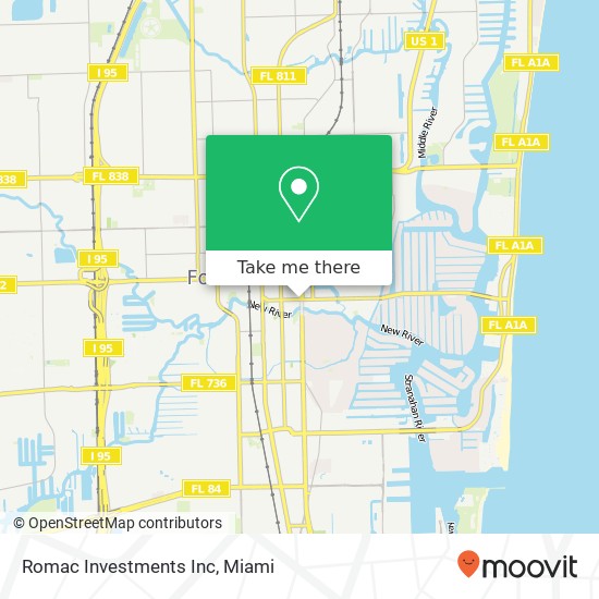 Mapa de Romac Investments Inc