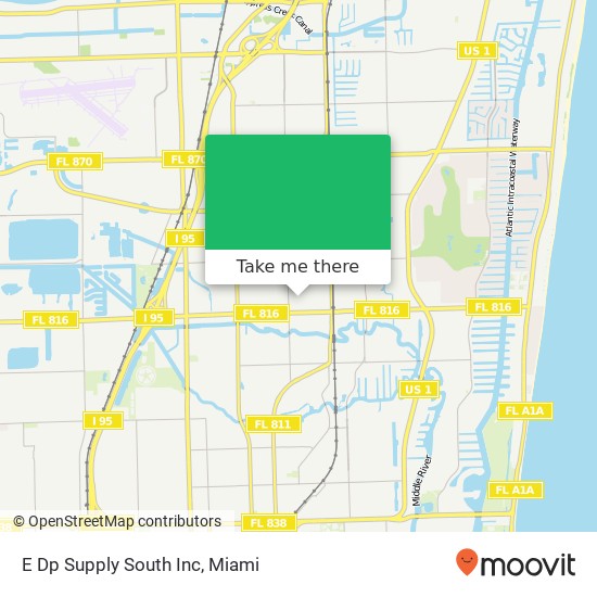 E Dp Supply South Inc map