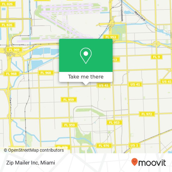 Zip Mailer Inc map