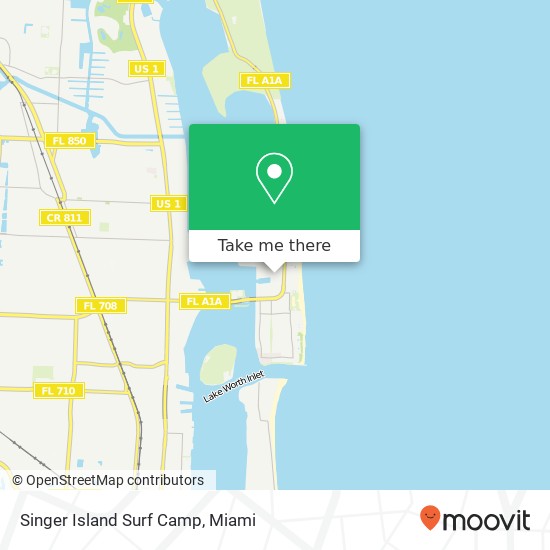 Singer Island Surf Camp map