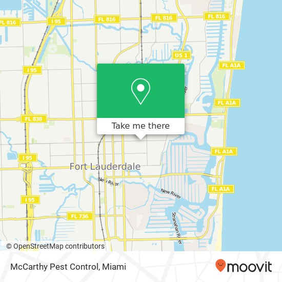 McCarthy Pest Control map