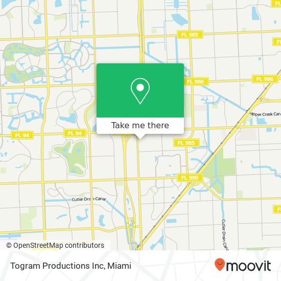 Togram Productions Inc map