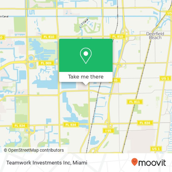 Teamwork Investments Inc map