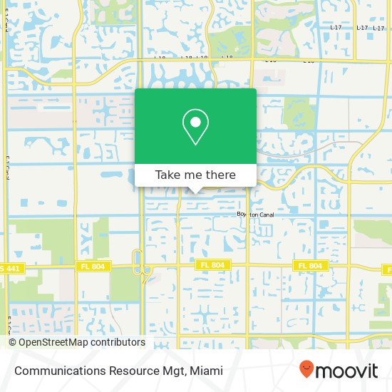 Communications Resource Mgt map