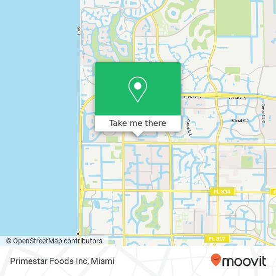 Mapa de Primestar Foods Inc