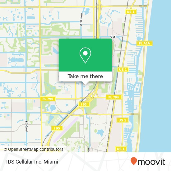 Mapa de IDS Cellular Inc