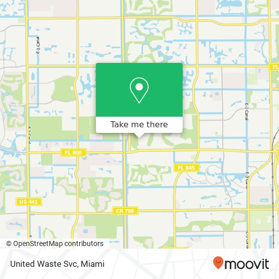 United Waste Svc map