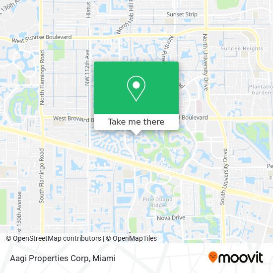 Aagi Properties Corp map