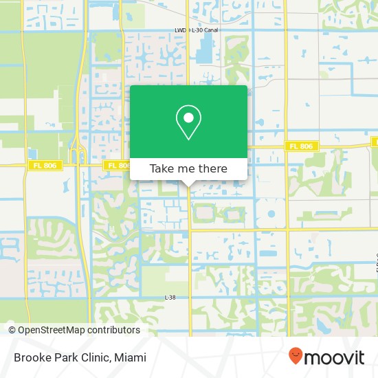 Brooke Park Clinic map