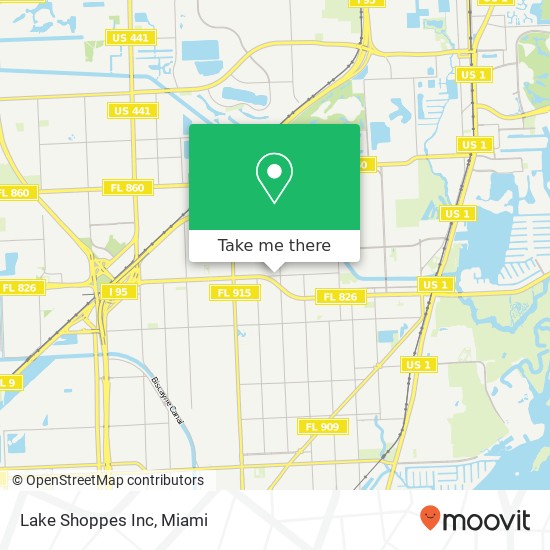 Mapa de Lake Shoppes Inc