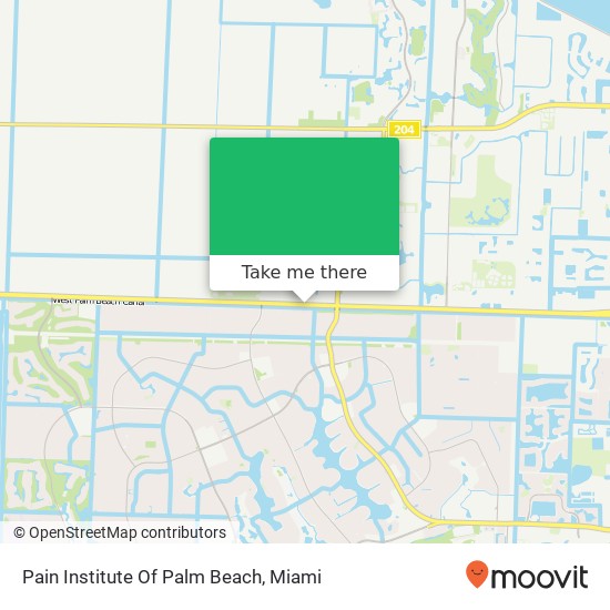 Pain Institute Of Palm Beach map