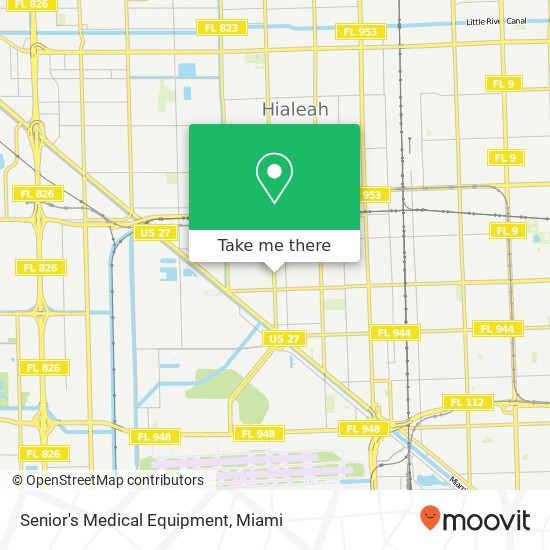 Mapa de Senior's Medical Equipment