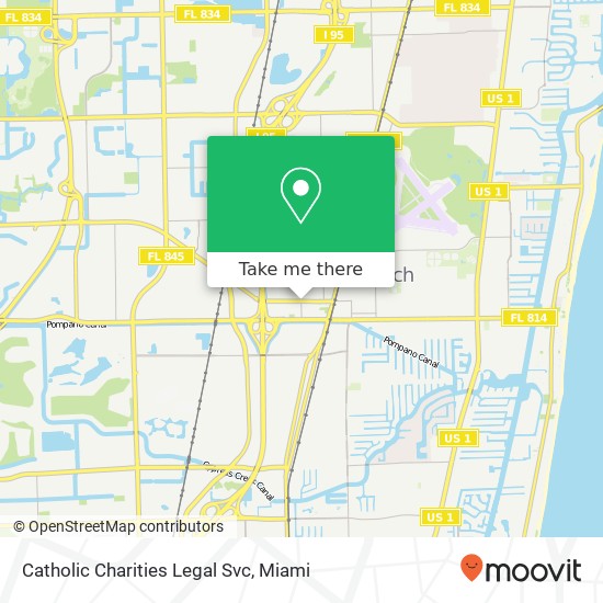 Catholic Charities Legal Svc map