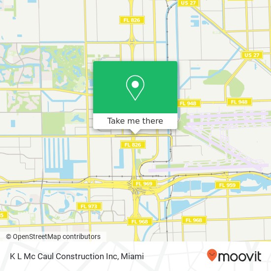 K L Mc Caul Construction Inc map