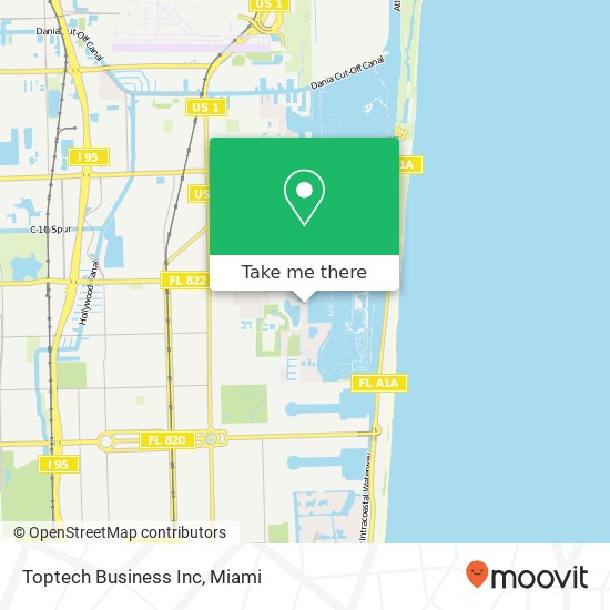 Toptech Business Inc map