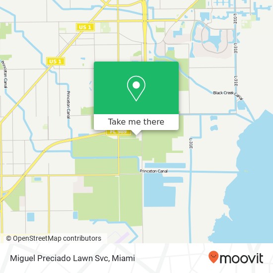 Miguel Preciado Lawn Svc map