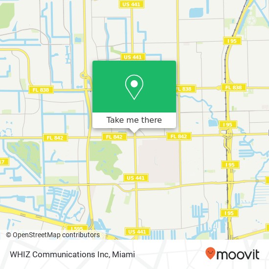 WHIZ Communications Inc map