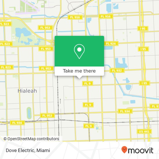 Mapa de Dove Electric