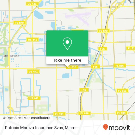 Patricia Marazo Insurance Svcs map