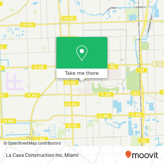 La Casa Construction Inc map