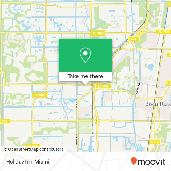 Holiday Inn map