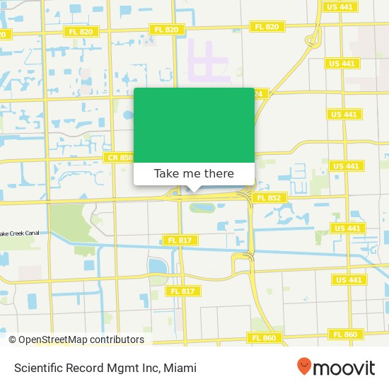 Scientific Record Mgmt Inc map