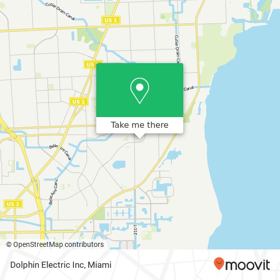 Dolphin Electric Inc map