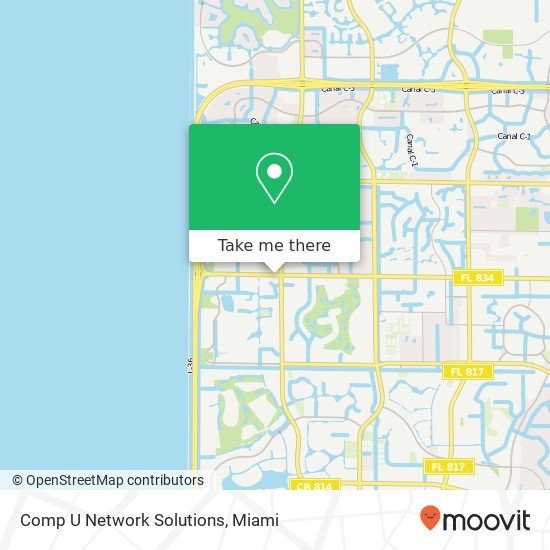 Comp U Network Solutions map