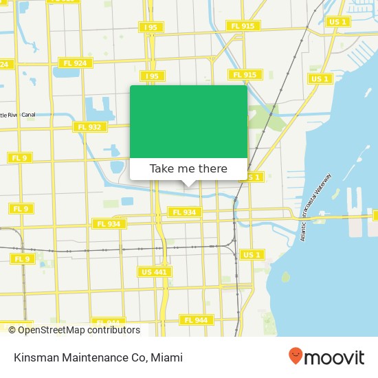 Kinsman Maintenance Co map