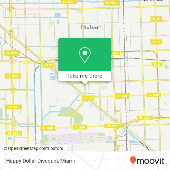 Mapa de Happy Dollar Discount