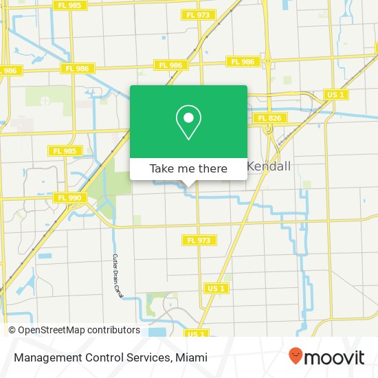 Mapa de Management Control Services