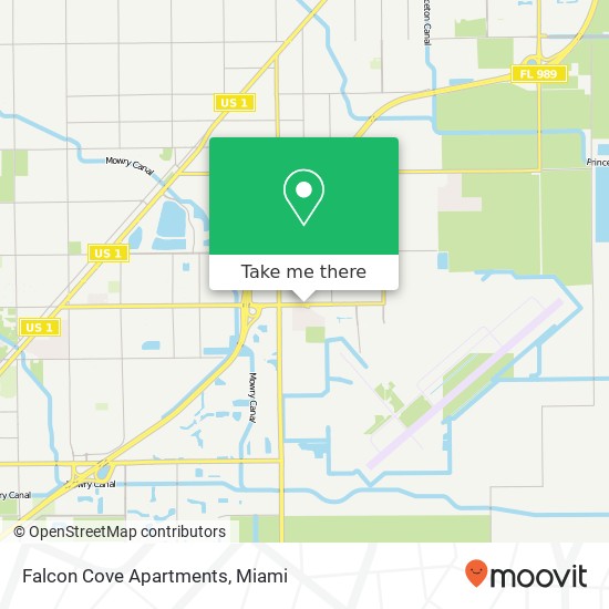 Falcon Cove Apartments map