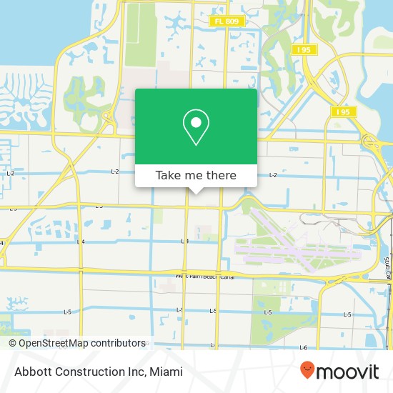 Abbott Construction Inc map