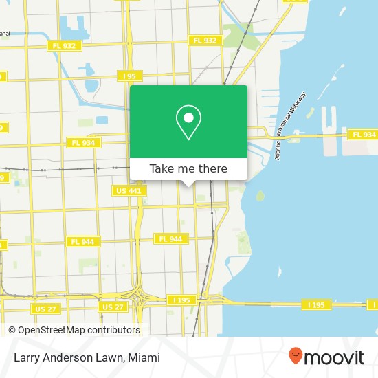 Mapa de Larry Anderson Lawn