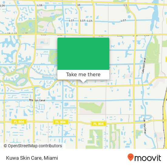 Mapa de Kuwa Skin Care