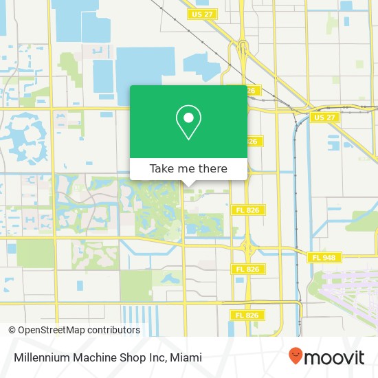 Mapa de Millennium Machine Shop Inc